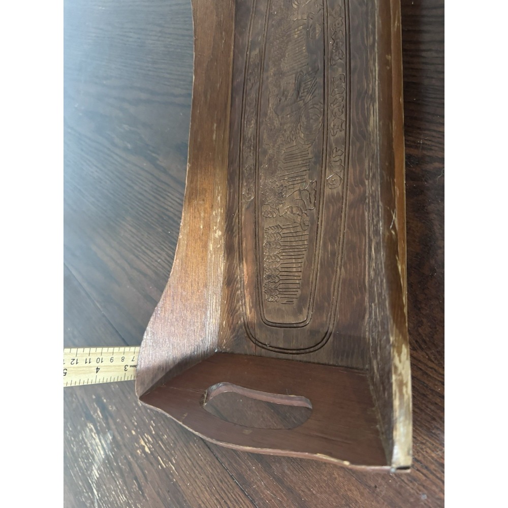 Vintage Wood Wall Shelf Bread Board Kitchen Decor Give Us This Day Cottagecore - Picture 7 of 7